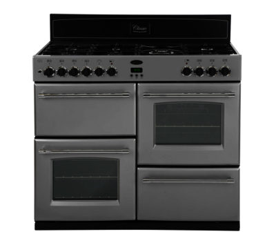 Belling Classic 110DFT Dual Fuel Range Cooker - Silver